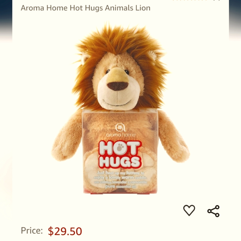 Warming stuffed animal